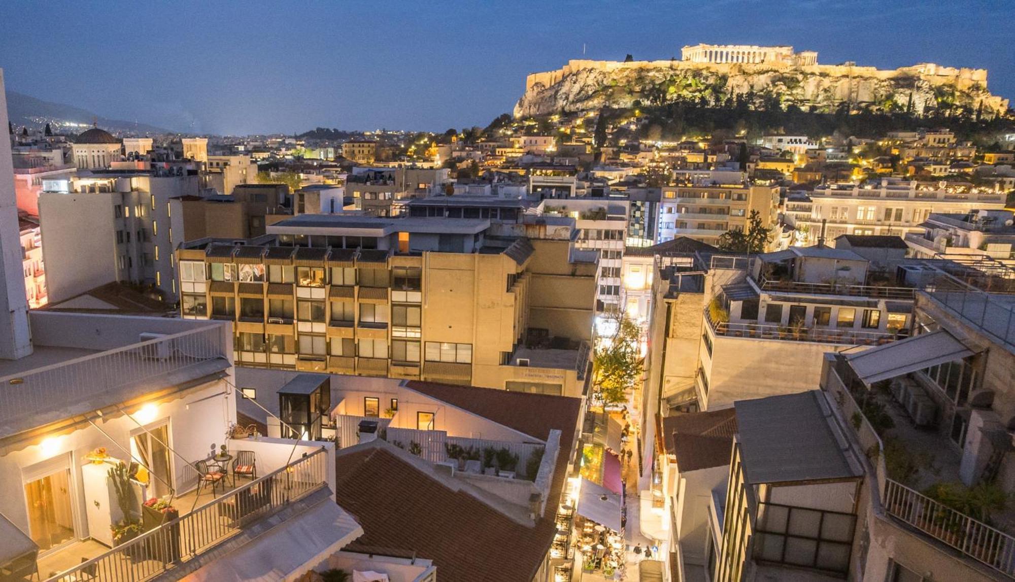 Sandra"S Acropolis View Penthouses Athén Kültér fotó