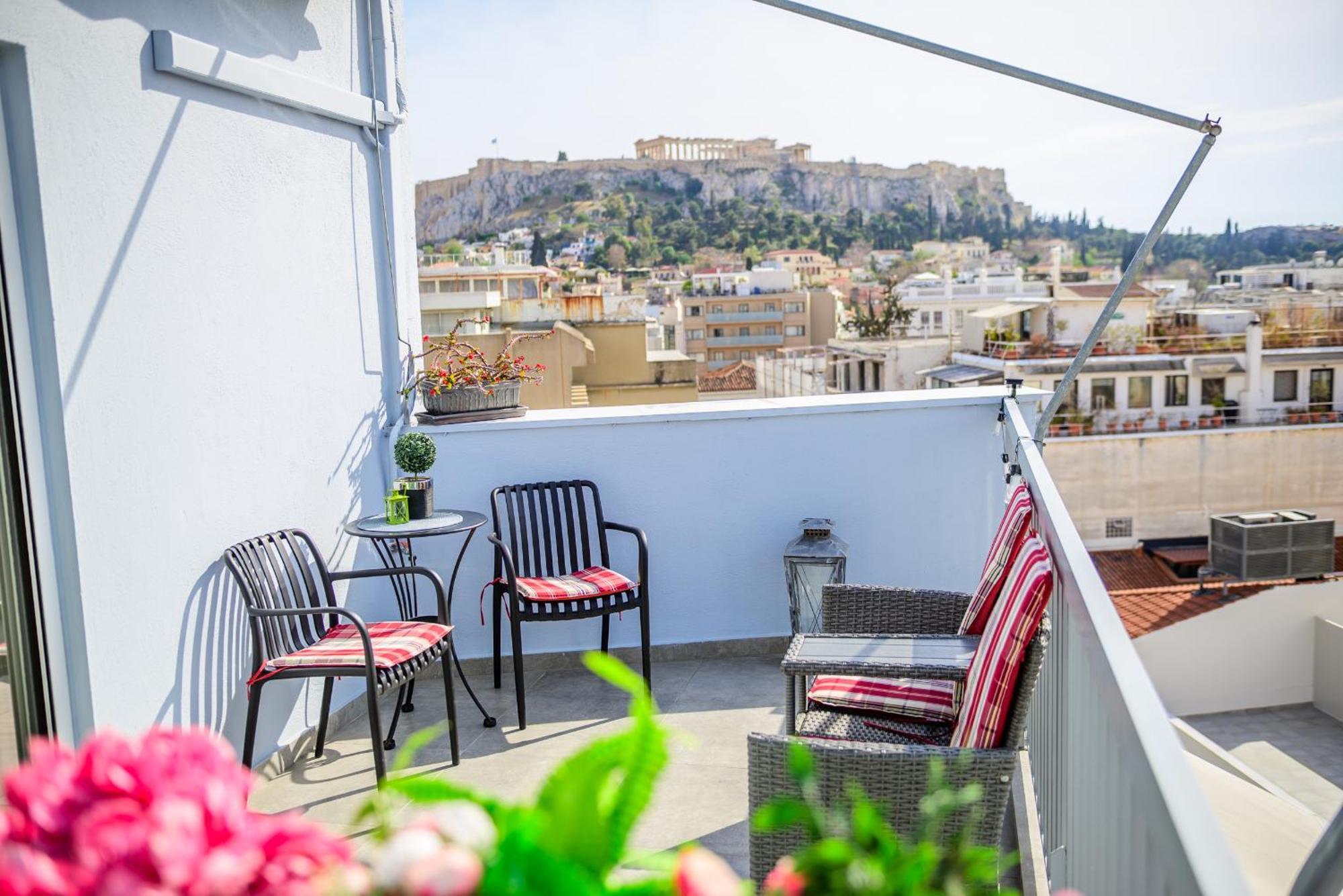Sandra"S Acropolis View Penthouses Athén Kültér fotó